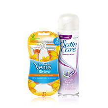 Tıraşınızı Venus Satin Care Tıraş Jeli ile tamamlayın