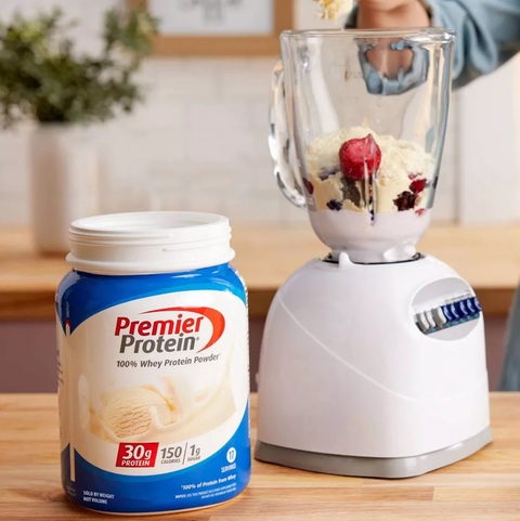 Is it Tree Nut Free Premier Protein 100% Whey Protein Powder, Vanilla  Milkshake, Protein