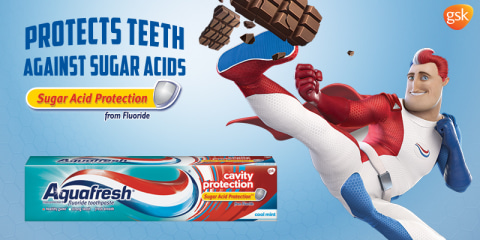 aquafresh toothpaste ad