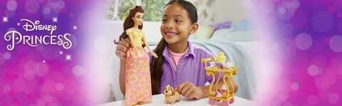 Mattel Disney Princess Toys, Belle Doll with Shiny Clothing, Tea Cart,  Friends and Food Pieces, Tea Time Cart Playset, Inspired Disney Movie -  Yahoo Shopping