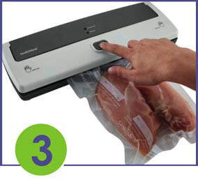 Seal-a-Meal Manual Vacuum Sealer System & Starter Bags -  FSSMSL0160-000,White