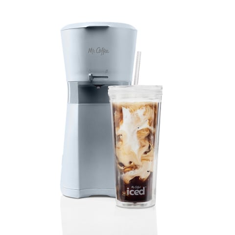 Mr. Coffee® Single-Serve Iced™ and Hot Coffee Maker with Reusable Tumbler  and Coffee Filter 
