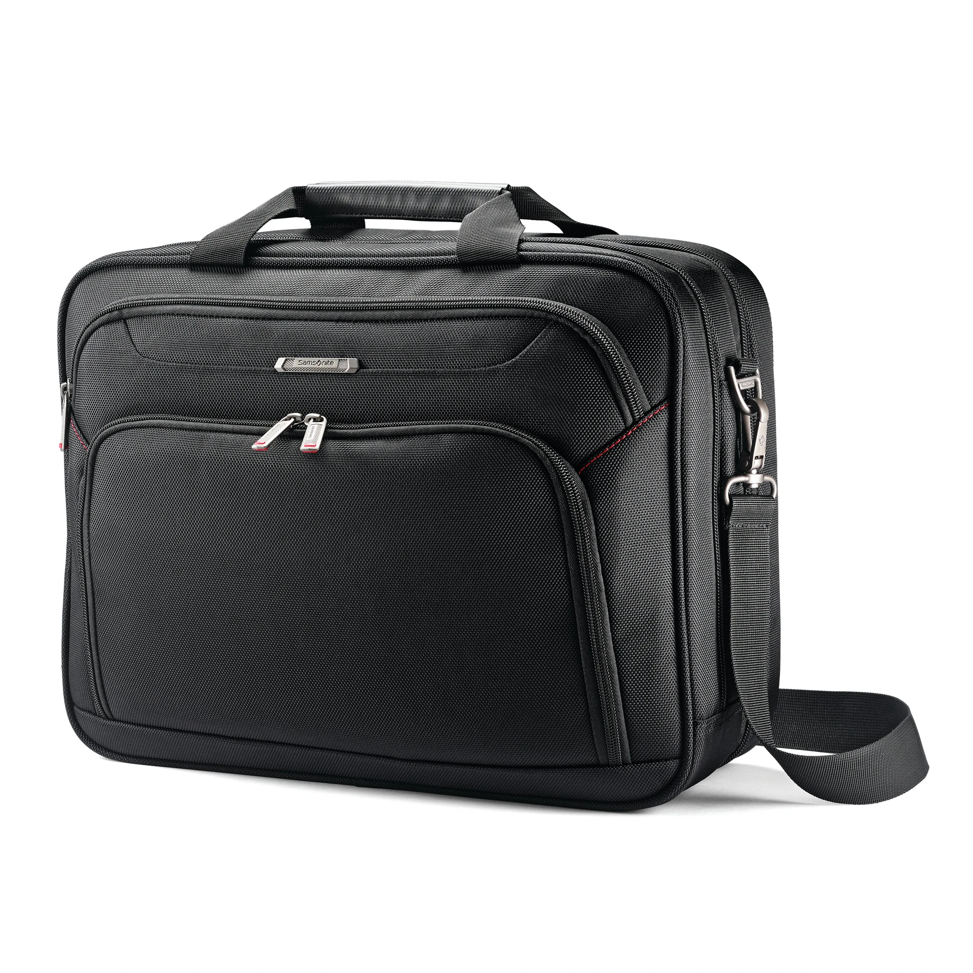Samsonite Xenon 3.0 Laptop Briefcase, Black Polyester (89433