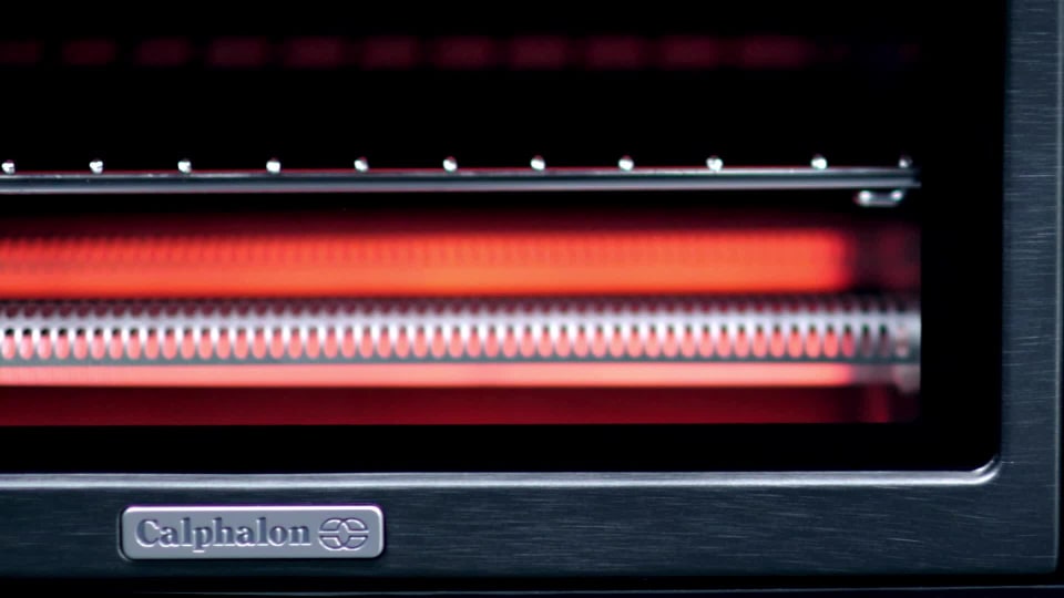 Calphalon Quartz Heat Countertop Toaster Oven, Dark Stainless Steel