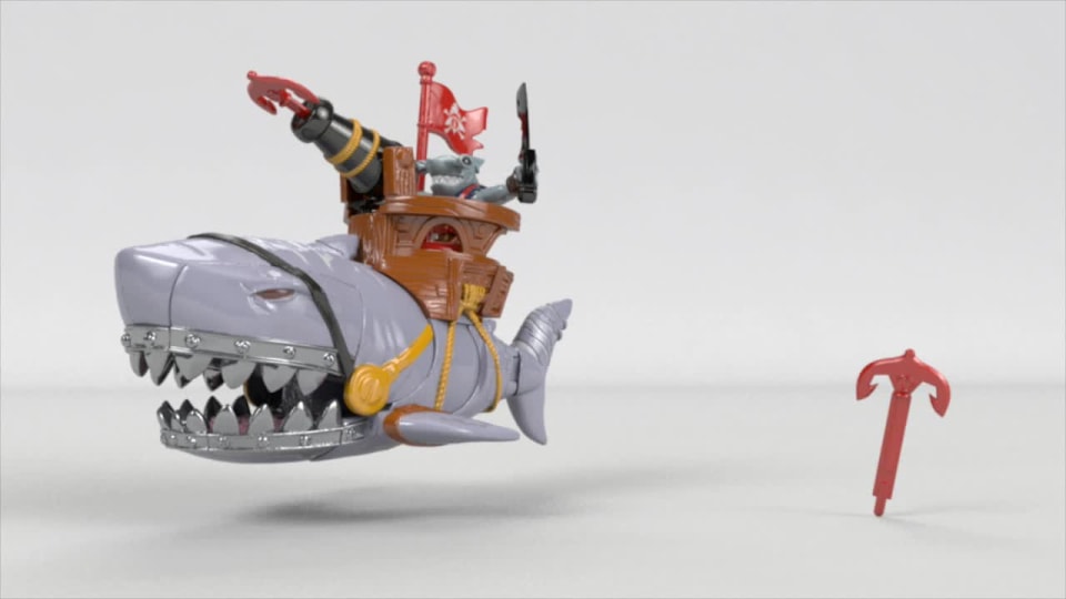 thumbnail video image 2 of Imaginext Mega Mouth Shark and Figure, 2 of 7