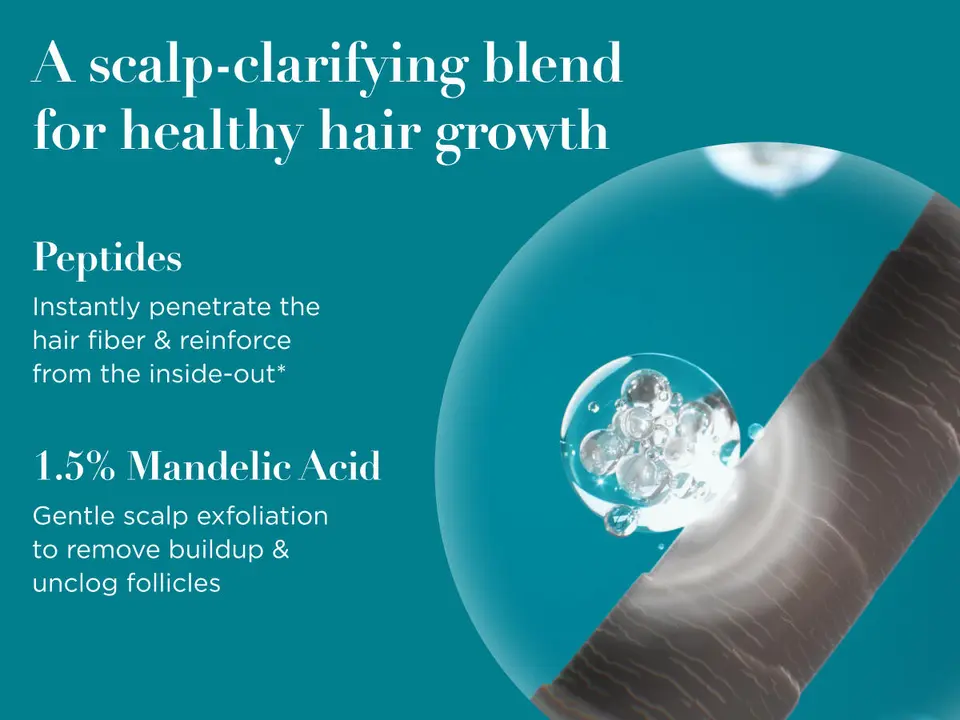 Healthy hair growth starts with scalp care
