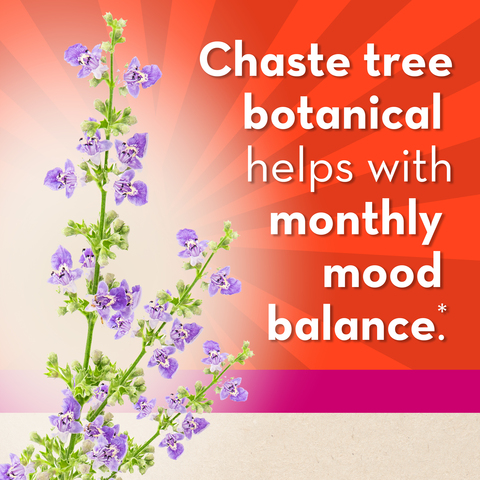 Chaste tree botanical help with monthly mood balance