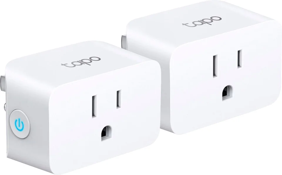 TP Link Tapo Smart Wi Fi Plug Mini with Matter (2 pack) White