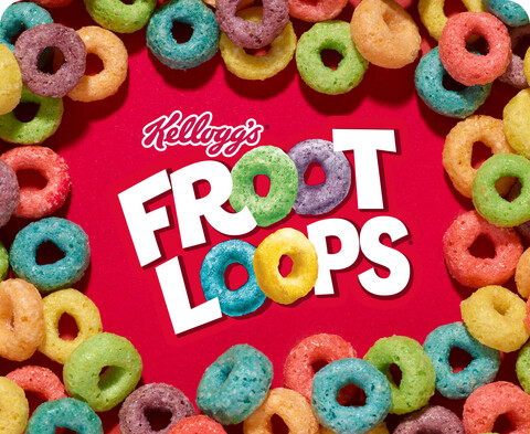 Kellogg's Froot Loops Cereal 43.6 Total Ounce Two Bag Value Box