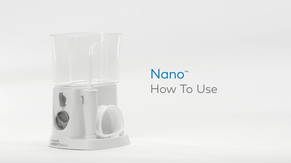 Waterpik Nano Compact Water Flosser, WP310 White