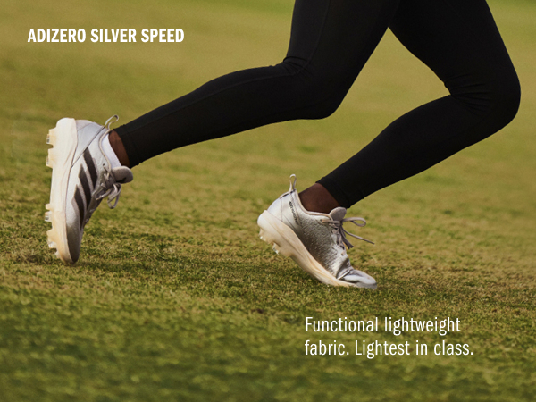 adidas Women's adizero Instinct Silver Speed Turf Softball Shoes