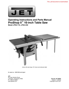 Jet - Table Saw Dado Insert - 55777338 - MSC Industrial Supply