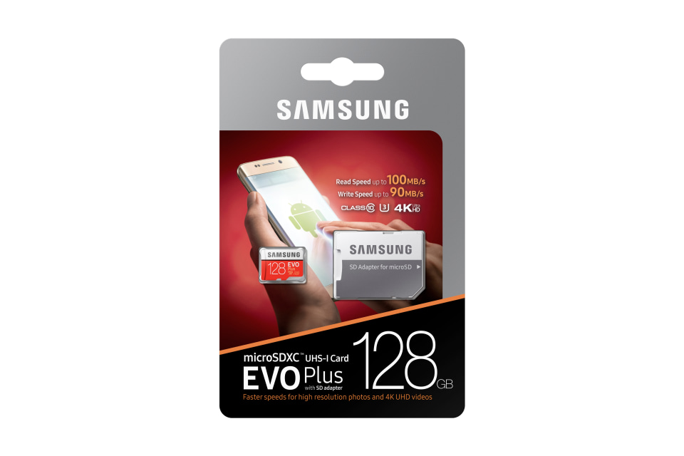 Carte micro SDXC Samsung EVO+ - 128 Go - Classe 10/UHS-I (U1)