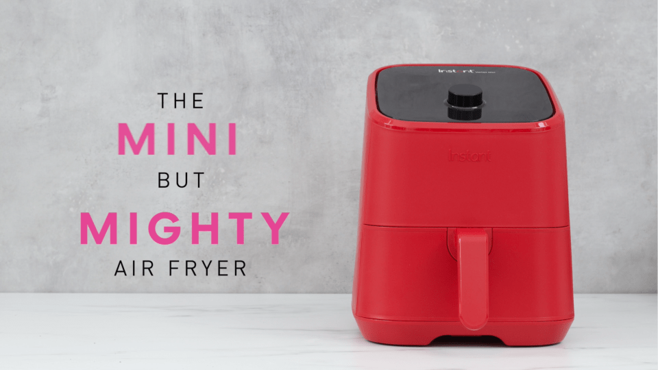 Instant Vortex 2-Quart Mini Air Fryer 4-in-1, From the Makers of Instant  Pot, Red