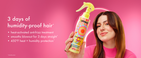 3 days of humidity-proof hair, heat -activated anti-frizz treatment, smooths blowout for 2 days straight, 450 degree heat + humidity protection