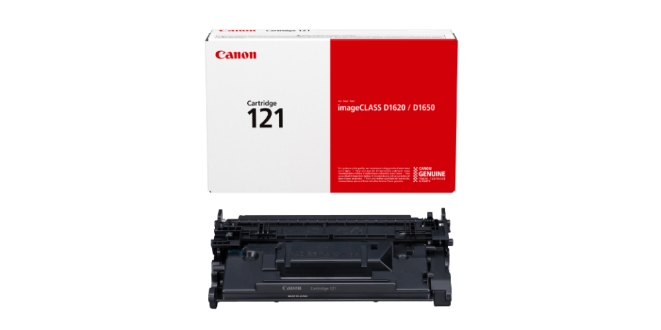 Canon 121 Black Standard Yield Toner Cartridge, Prints Up to 5,000