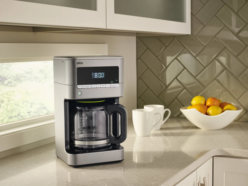 Braun BrewSense 12-Cup Drip Coffee Maker in Stainless Steel