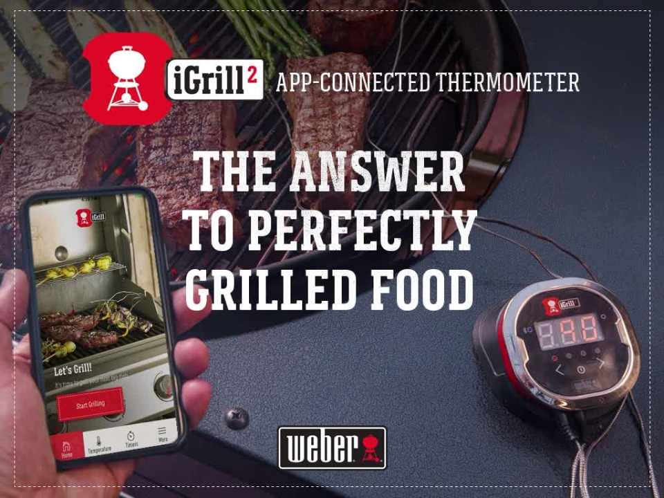  Weber 7203 iGrill 2 App-Connected Bluetooth