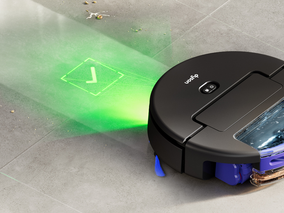 Dyson Spot+Scrub Ai Wet and Dry Robot Vacuum Matched Black/Blue
