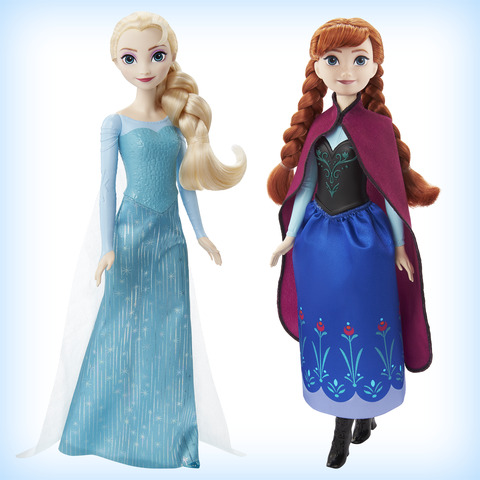 Mattel Disney Frozen 3-Doll Charades Set with Fashion Dolls Anna,Elsa and  Kristoff,Plus Posable Olaf Figure and 12 Accessories from Disney's Frozen 2