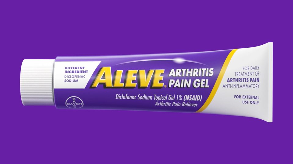 Aleve Arthritis Pain Gel for Topical Arthritis Pain Relief, 100G Tube ...