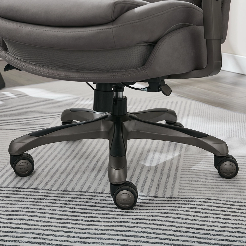 La-Z-Boy Noelin Ergonomic Fabric Swivel Task Chair, Gray (52703