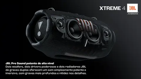 Caixa de Som JBL Xtreme 4 Bluetooth 70W RMS Preto - Ibyte