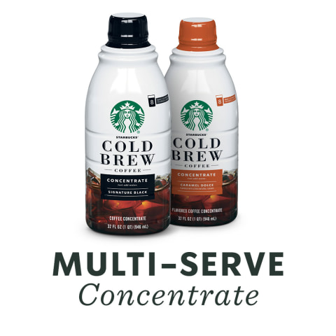 Starbucks Coffee Concentrate, Medium Roast, Cold Brew, Caramel Dolce 32 Fl  Oz, Instant