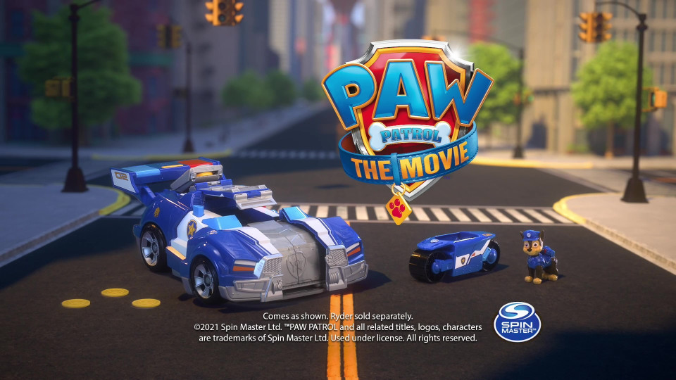 PAW Patrol, Chase 2in1 Transforming Movie City Cruiser & Motorcycle