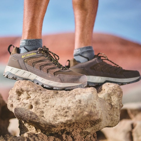 Men's Columbia Strata Trail Low Waterproof Hiking Shoes | SCHEELS.com