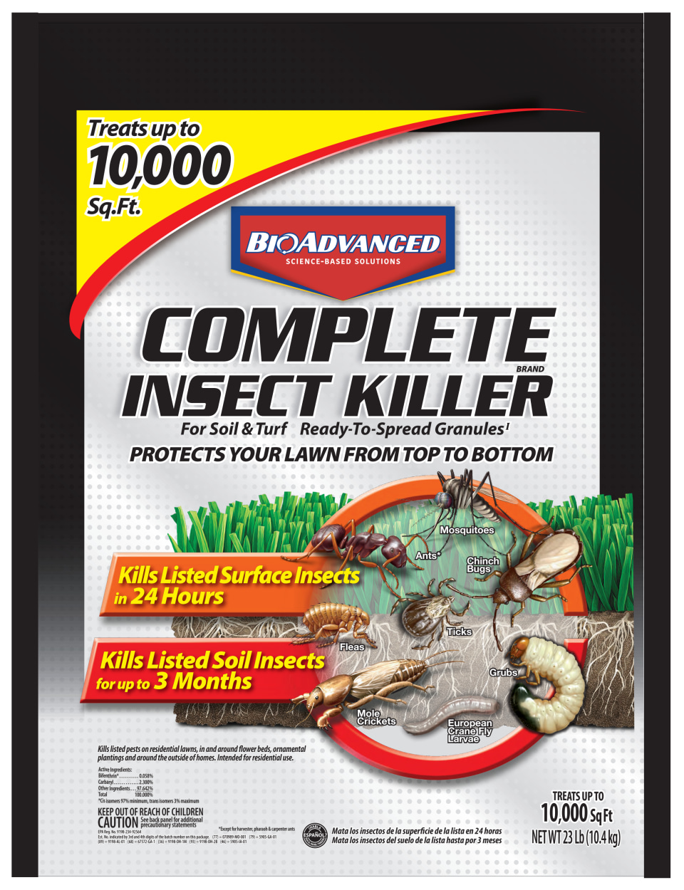 Bayer 7664741 Complete Brand Insect Killer, 11.5 lbs