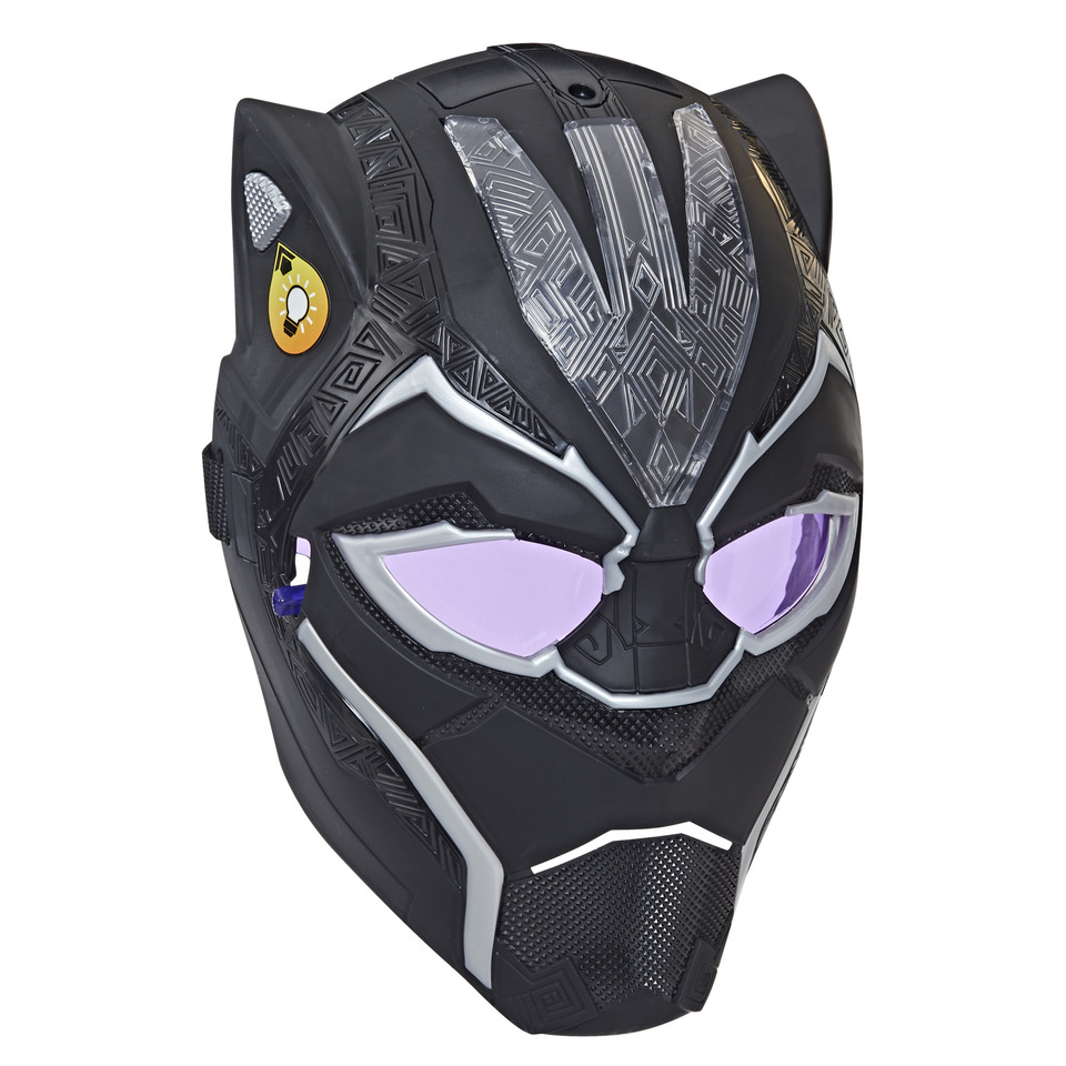 Marvel, Black Panther Vibranium Power FX Mask, Multicolor, Lights