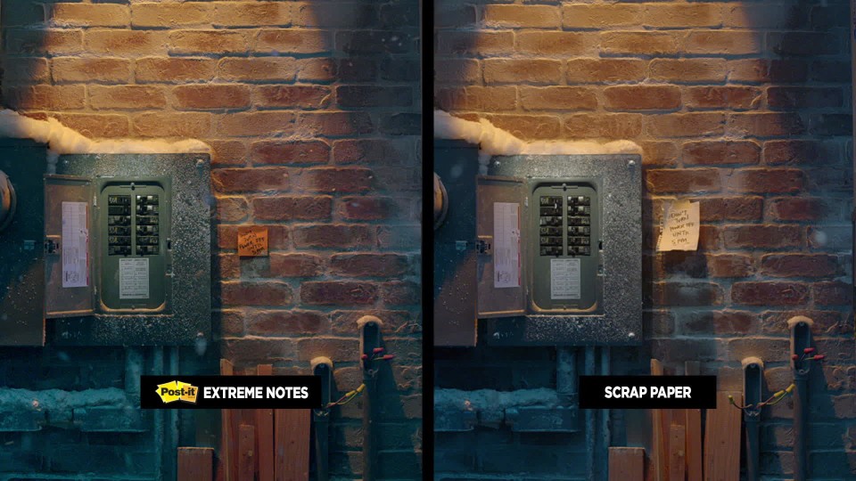 thumbnail video image 2 of Post-it® Extreme Notes, 3 in. x 3 in., Green, 12 Pads/Pack, 45 Sheets/Pad, 2 of 15