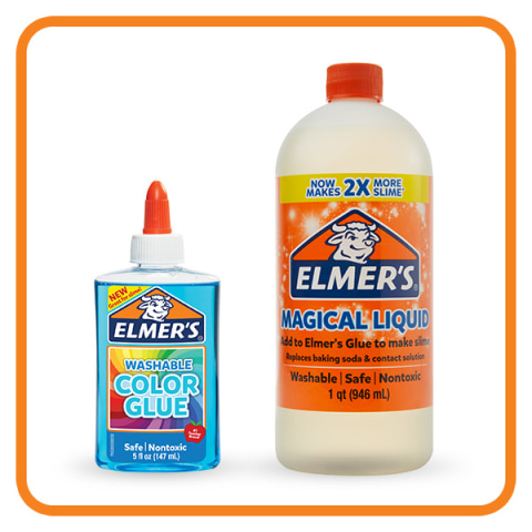 Glue Slime Magical Liquid Activator Solution, 32 Oz, Dries Clear — Sapphire  Purchasing