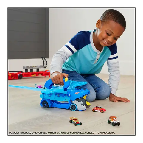 Hot Wheels City Hot Wheels Ultimate Dual Dragon Transporter & 2 1