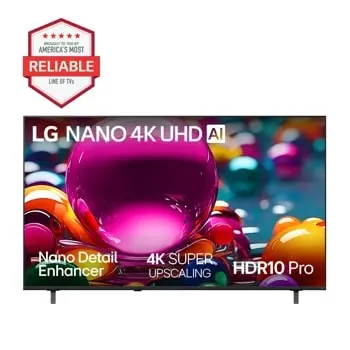 LG 65” Class NU85 Series LED Nano 4K UHD Smart webOS TV (2026