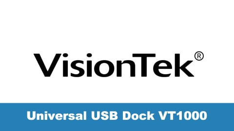 Universal Docking Station - USB 3.0- Dual Display - VT1000