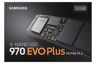 500 GB Nero/Arancione NVMe M.2 Samsung MZ-V7S500BW Unità SSD 970 EVO PLUS