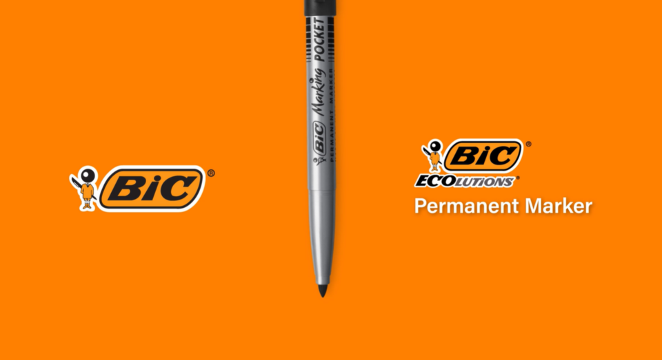 BIC Ecolutions Fine Permanent Markers, Assorted, 36-Count