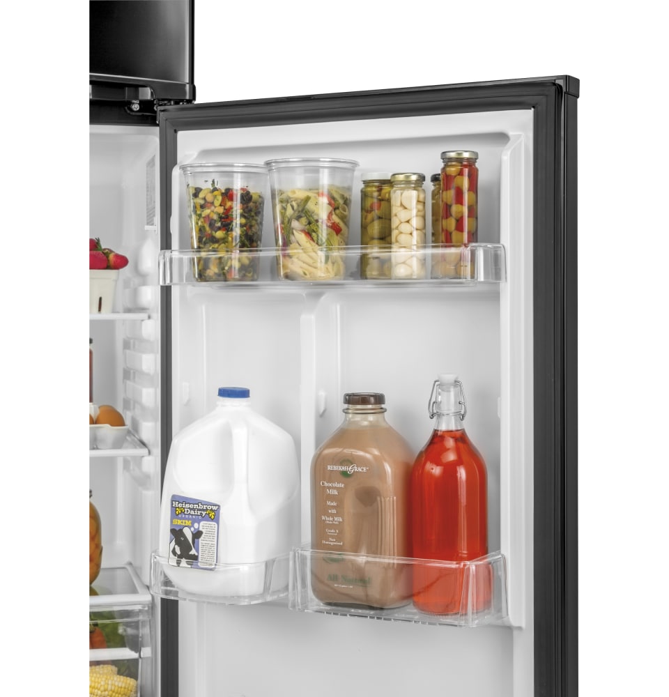 Haier HA10TG21SW 24 Top Freezer Refrigerator with 9.8 cu. ft. Total  Capacity Frost-Free and Glass Shelves in white 