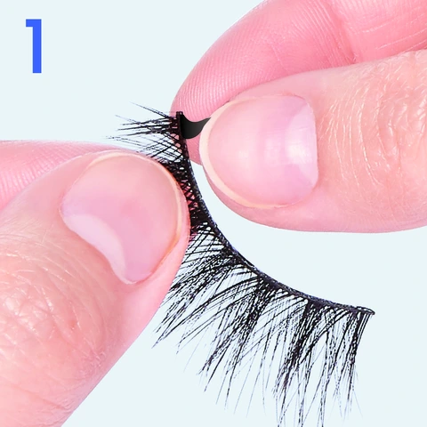 1. Gently peel excess adhesive residue from the band. 