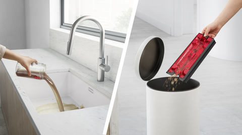 Dyson WashG1 Wet Cleaner in Matte Black and Ultra Blue