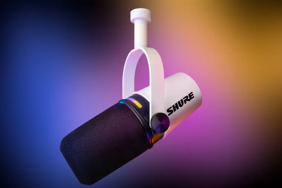 SHURE MV7+ XLR/USB Microphone, White - Canada Computers & Electronics