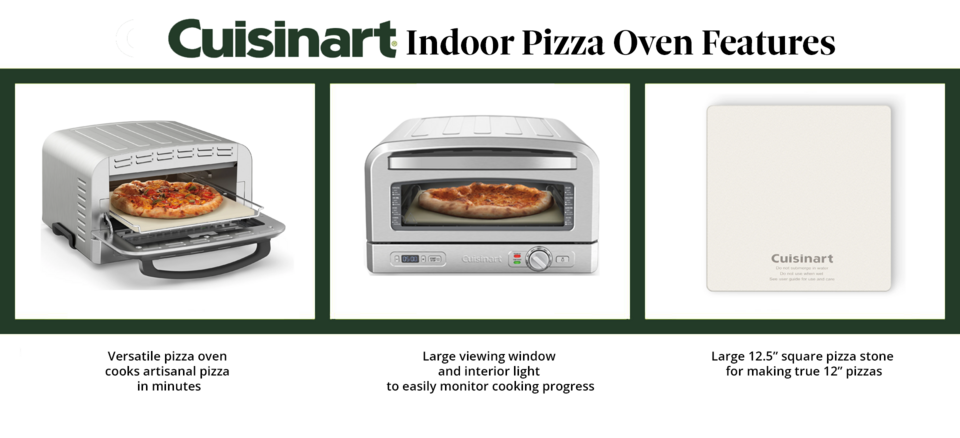 Cuisinart Indoor Countertop Pizza Oven Stainless Steel - Cpz-120