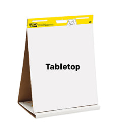 Post-it® Super Sticky Recycled Table Top Easel Pad, White, 58.4 cm