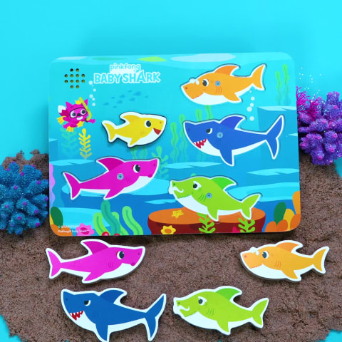 pinkfong baby shark wooden puzzle