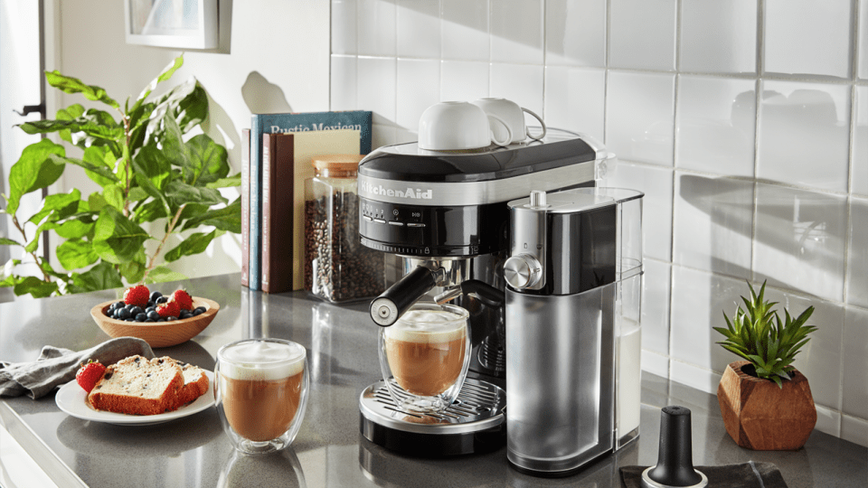 KES6503SX by KitchenAid - Metal Semi-Automatic Espresso Machine