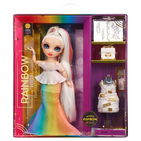 Rainbow High Amaya Raine 11 Fashion Doll & Accessories - MISSING HANDS -  MGA