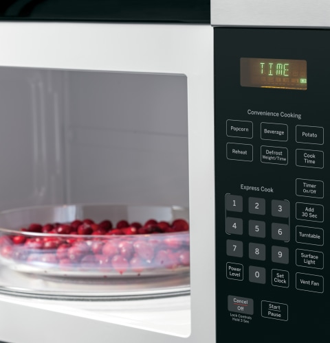 GE® 1.6 Cu. Ft. Stainless Steel Over The Range Microwave