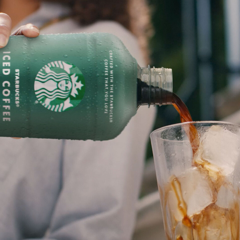 Order Starbucks Iced Coffee, Unsweetened Medium Roast, Plastic Bottles